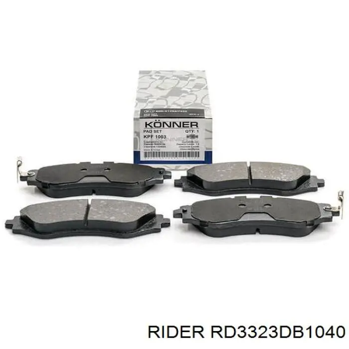 RD3323DB1040 Rider Передні гальмівні колодки
