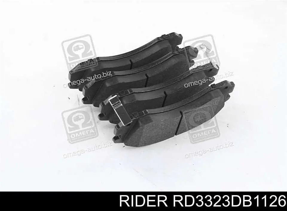 Передні тормозні колодки RD3323DB1126 Rider
