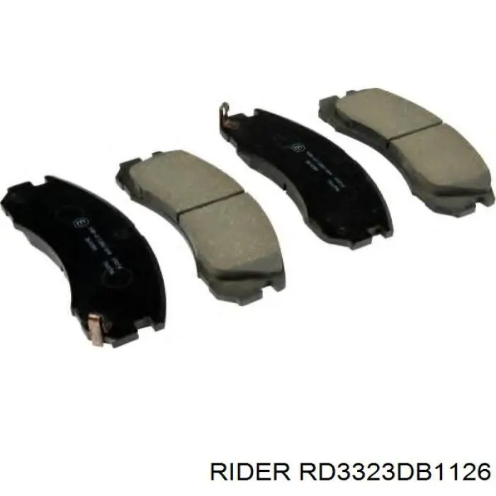 Гальмівні колодки Rider RD3323DB1126 ціна, від 17.54 USD