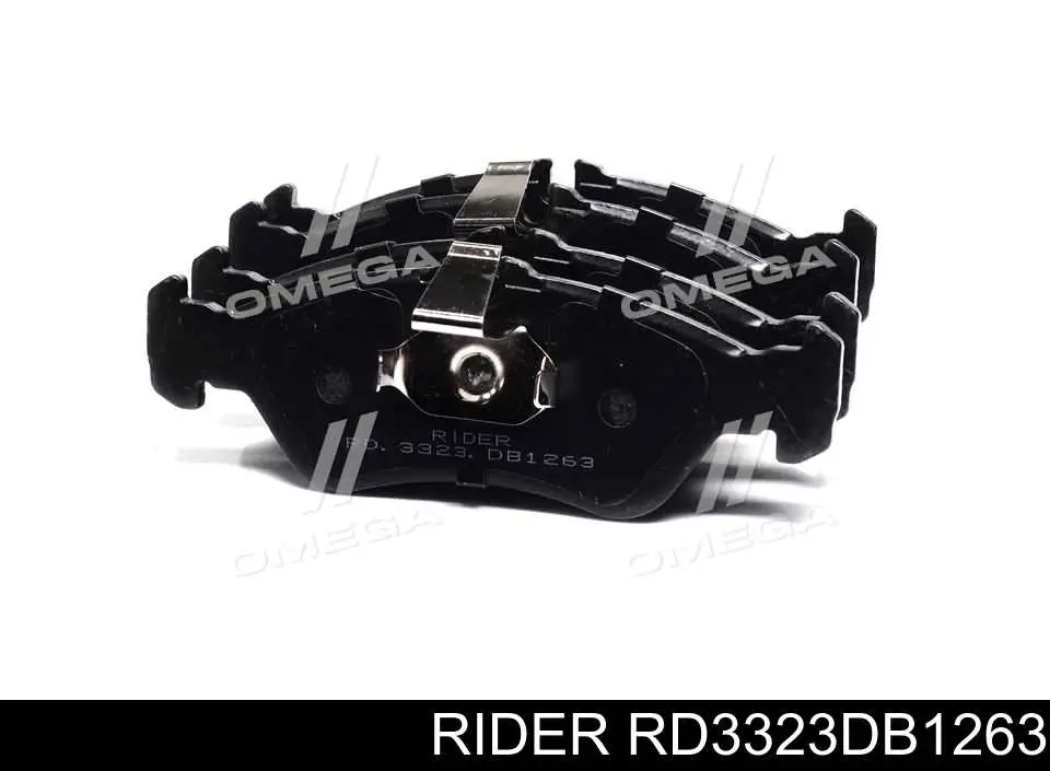 Задні гальмівні колодки Rider RD3323DB1263 ціна, від 17.11 USD