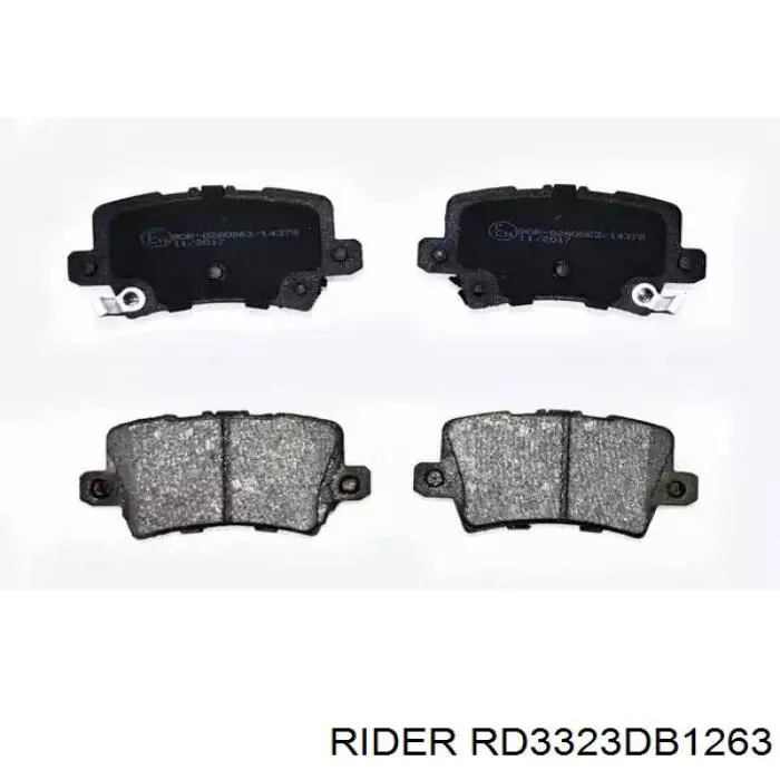 Купити RD3323DB1263 Rider Задні колодки