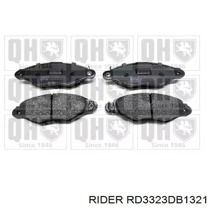 Гальмівні колодки Rider RD3323DB1321 ціна, від 15.70 USD
