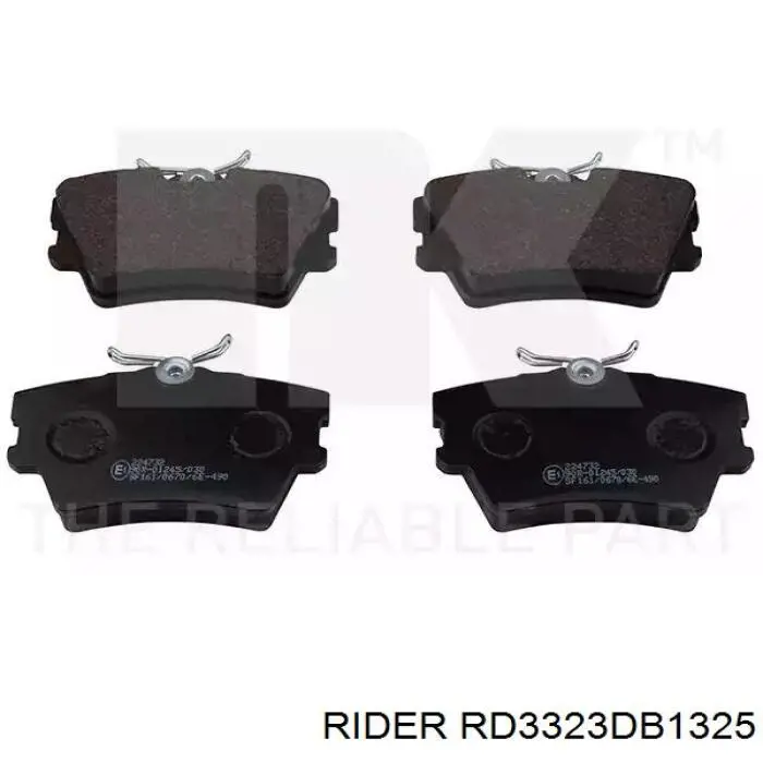 Купити RD3323DB1325 Rider Задні колодки