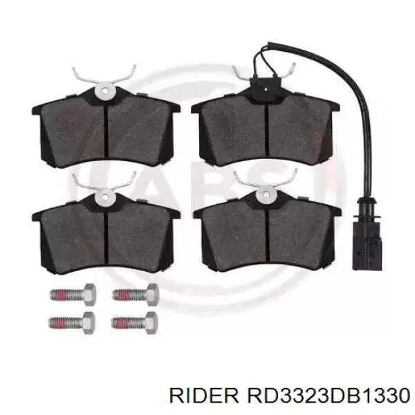 Задні гальмівні колодки Rider RD3323DB1330 ціна, від 11.79 USD
