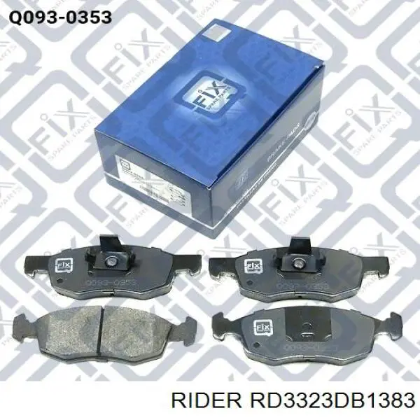 RD3323DB1383 Rider Передні гальмівні колодки