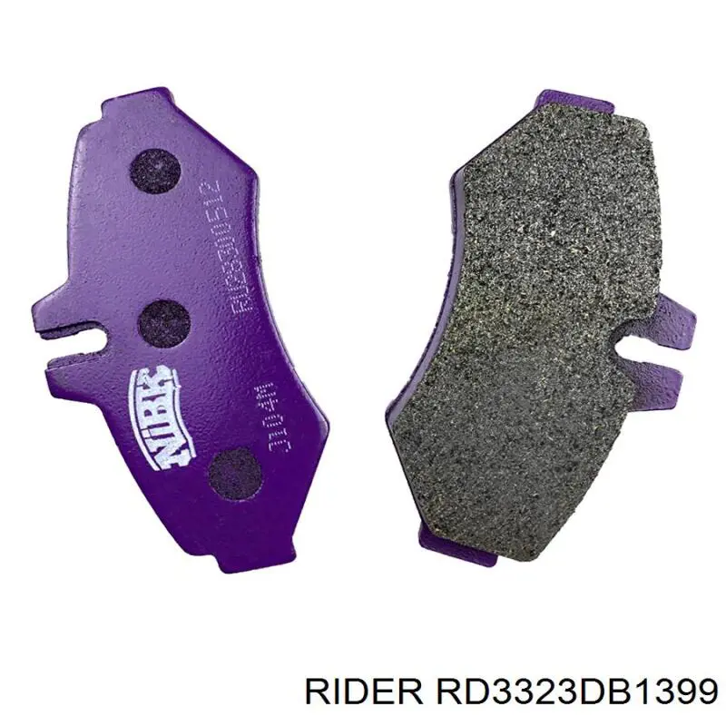 Купити RD3323DB1399 Rider Задні колодки