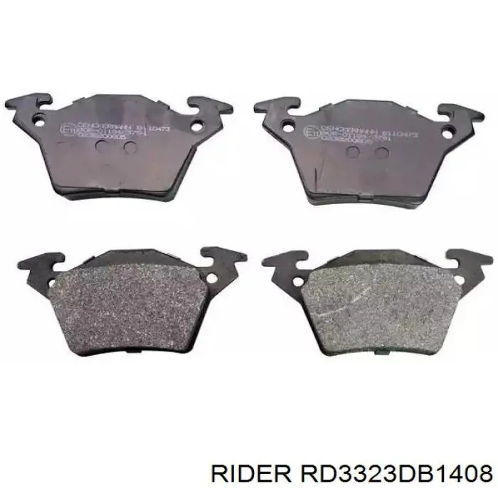 Купити RD3323DB1408 Rider Задні колодки
