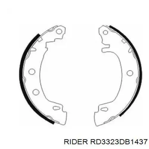 Купити RD3323DB1437 Rider Колодки гальмівні передні, дискові