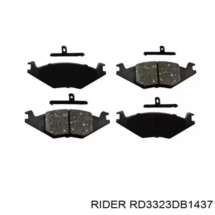 Передні тормозні колодки RD3323DB1437 Rider
