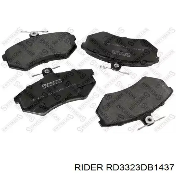 Тормозні колодки Rider RD3323DB1437