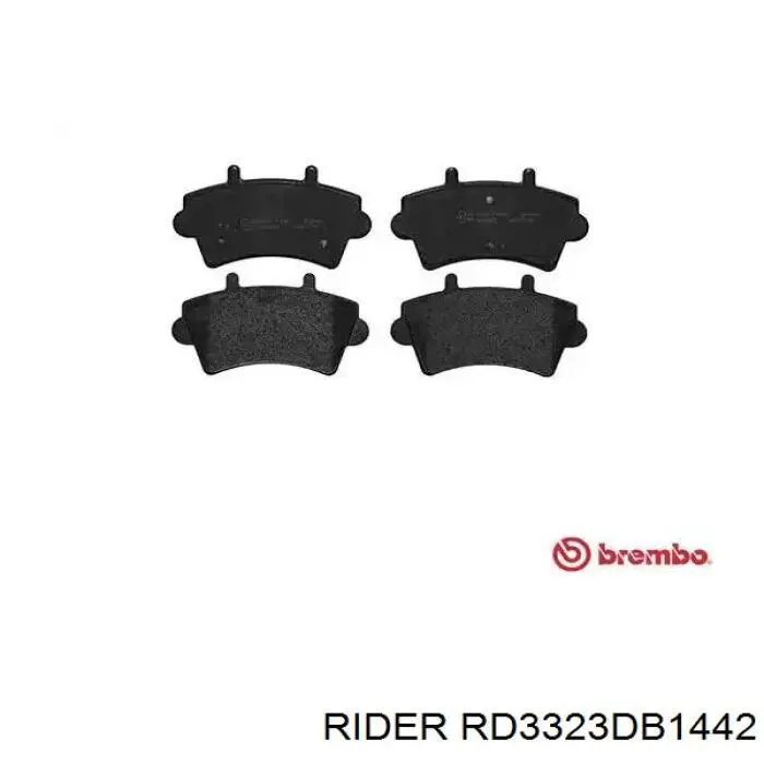 Купити RD3323DB1442 Rider Колодки гальмівні передні, дискові