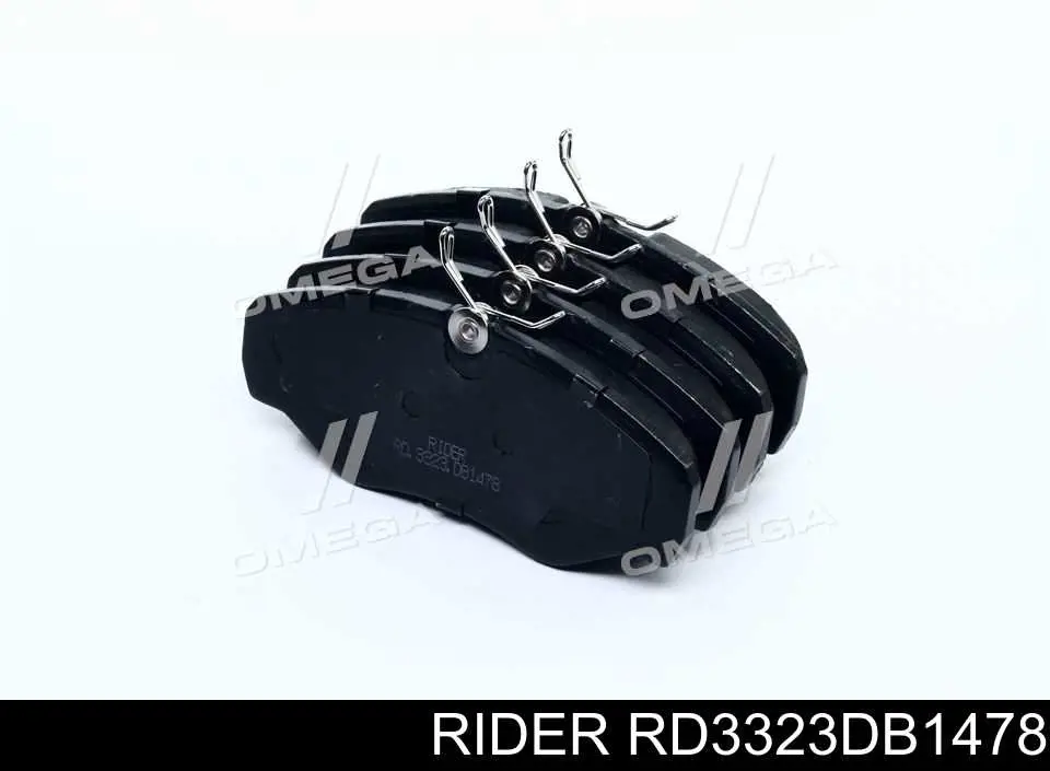 Гальмівні колодки Rider RD3323DB1478 ціна, від 17.02 USD