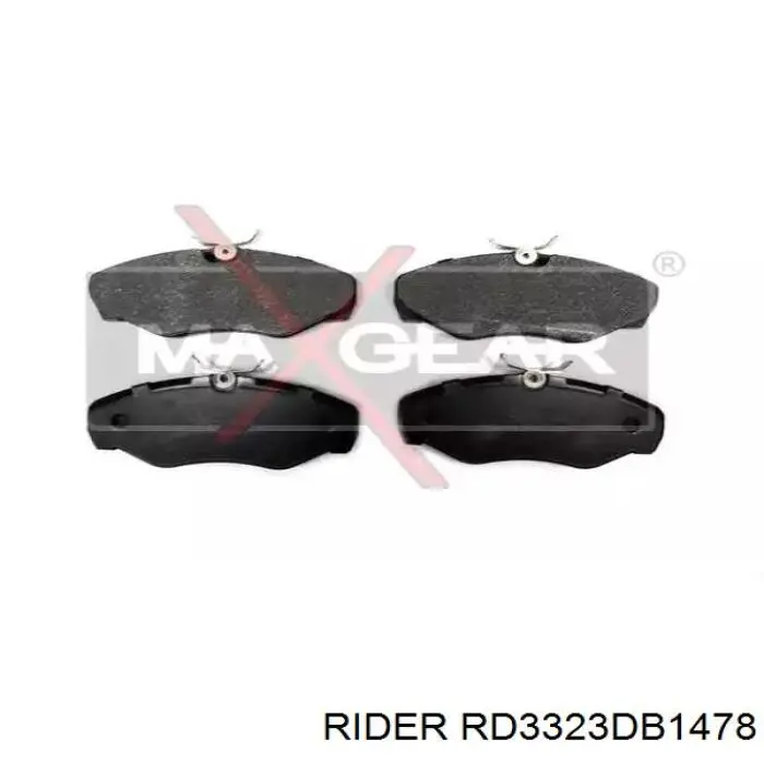 RD3323DB1478 Rider Передні гальмівні колодки