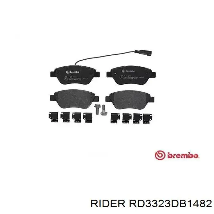 Передні тормозні колодки RD3323DB1482 Rider