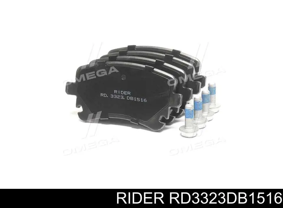 Задні гальмівні колодки Rider RD3323DB1516 ціна, від 27.31 USD