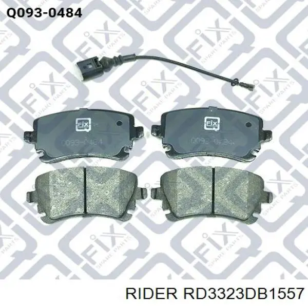 Задні гальмівні колодки RD3323DB1557 Rider