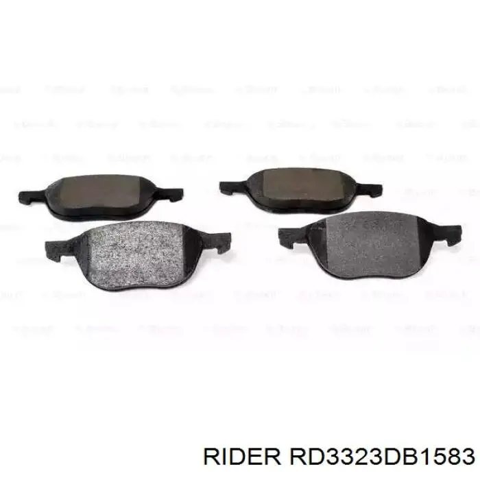 Гальмівні колодки Rider RD3323DB1583 ціна, від 19.41 USD
