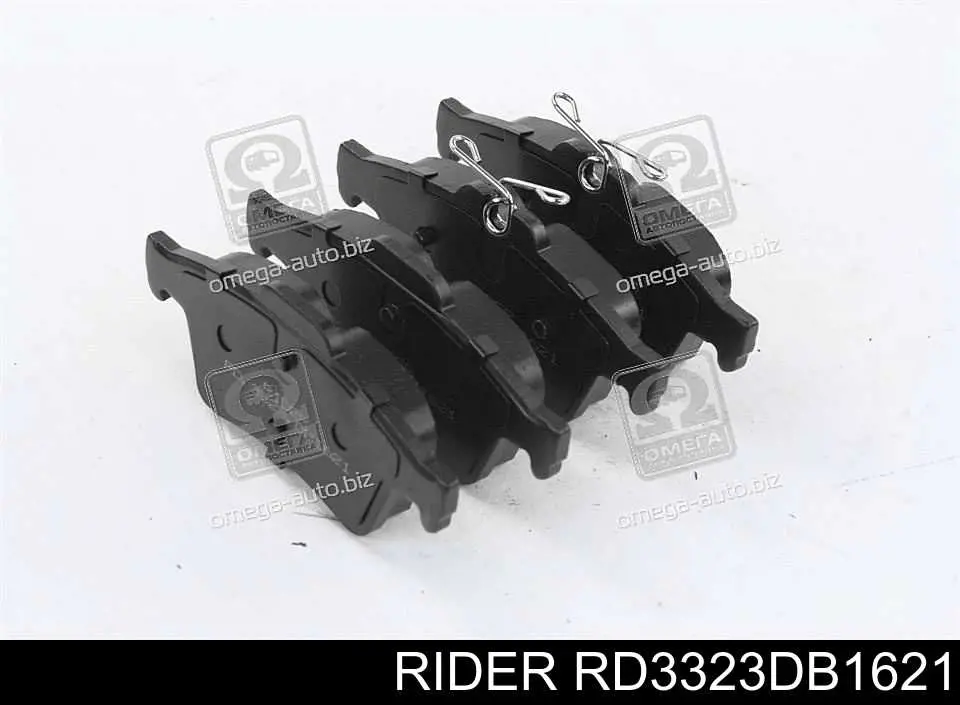 Задні гальмівні колодки Rider RD3323DB1621 ціна, від 15.79 USD