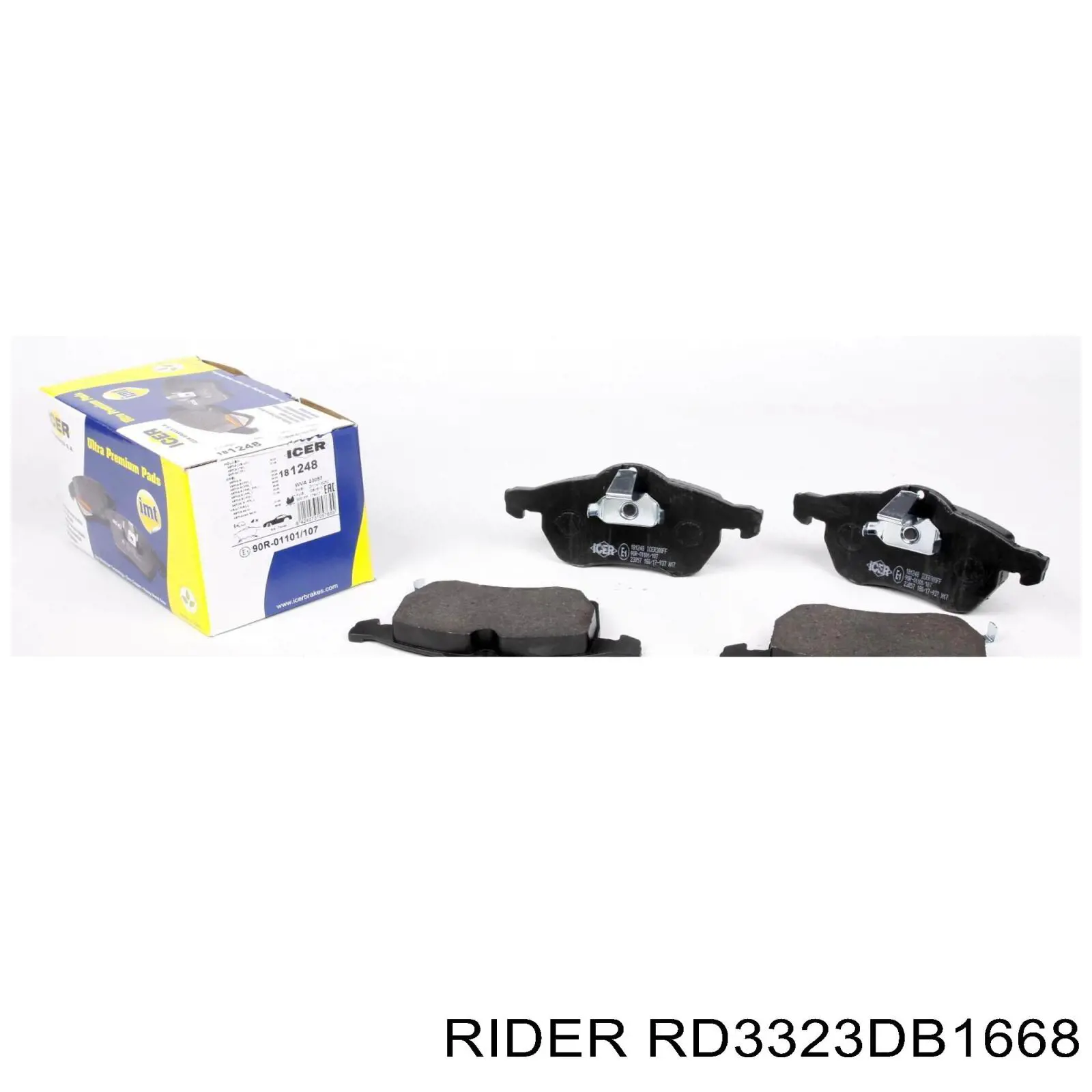 Гальмівні колодки Rider RD3323DB1668 ціна, від 18.85 USD