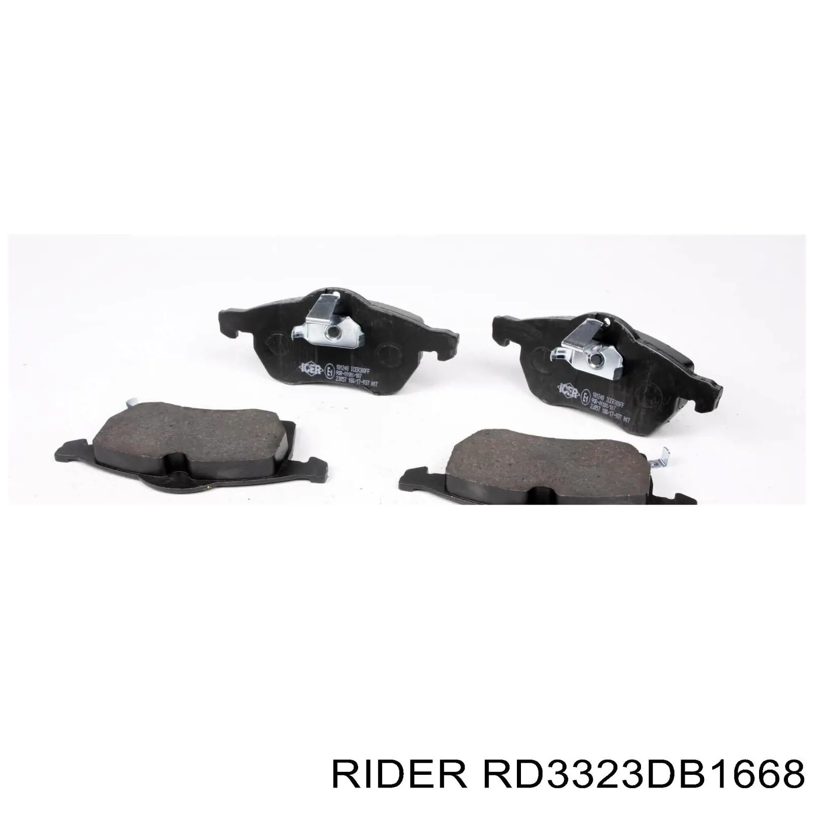 Купити RD3323DB1668 Rider Колодки гальмівні передні, дискові