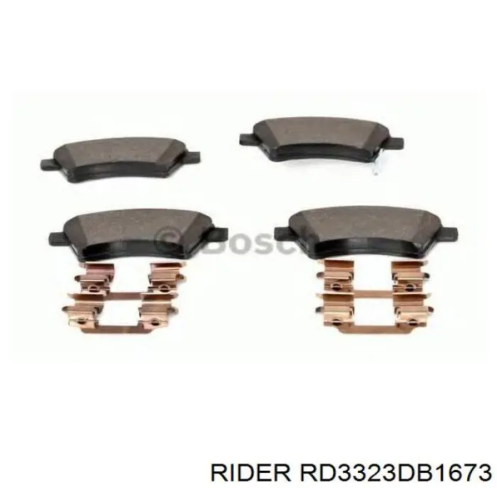 RD3323DB1673 Rider Передні гальмівні колодки