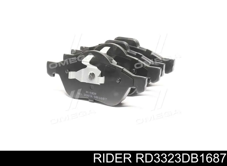 RD3323DB1687 Rider Передні гальмівні колодки