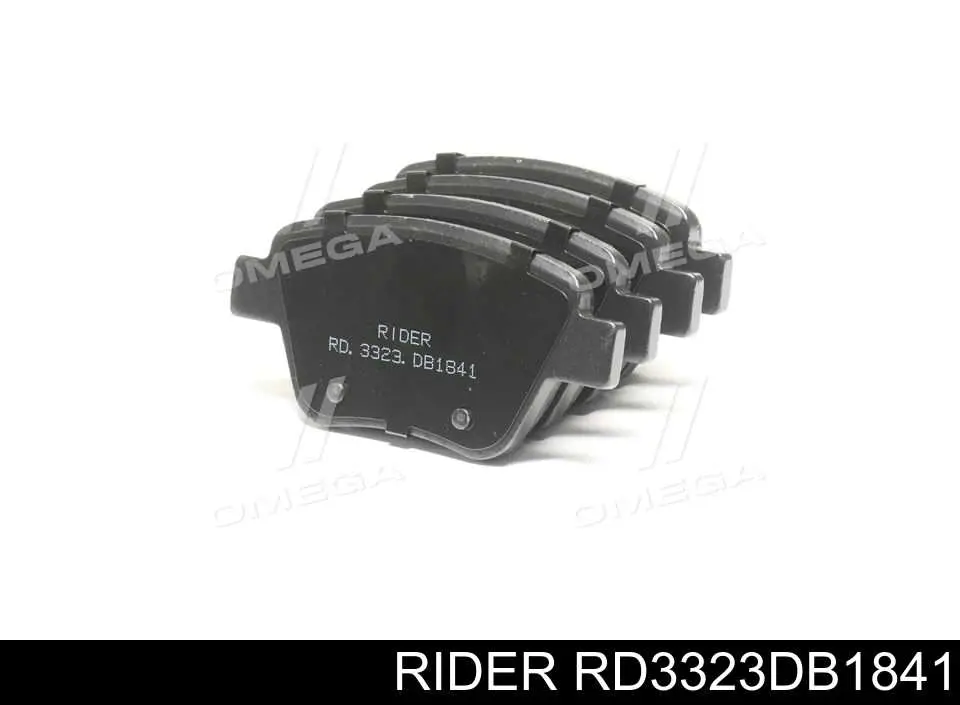 RD3323DB1841 Rider Колодки гальмівні задні, дискові