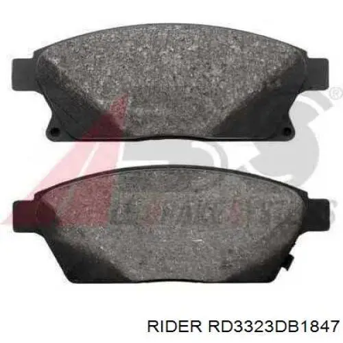 RD3323DB1847 Rider Передні гальмівні колодки
