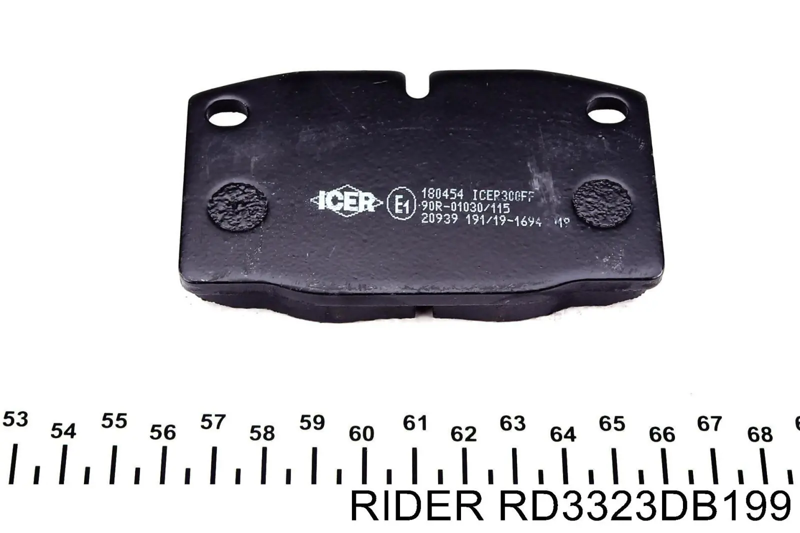 RD3323DB199 Rider Передні гальмівні колодки