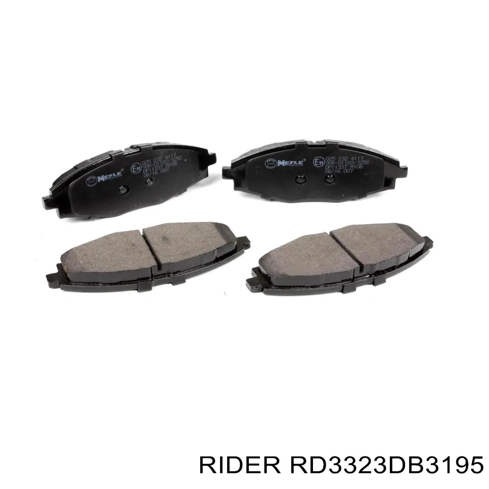 RD3323DB3195 Rider колодки гальмівні передні, дискові
