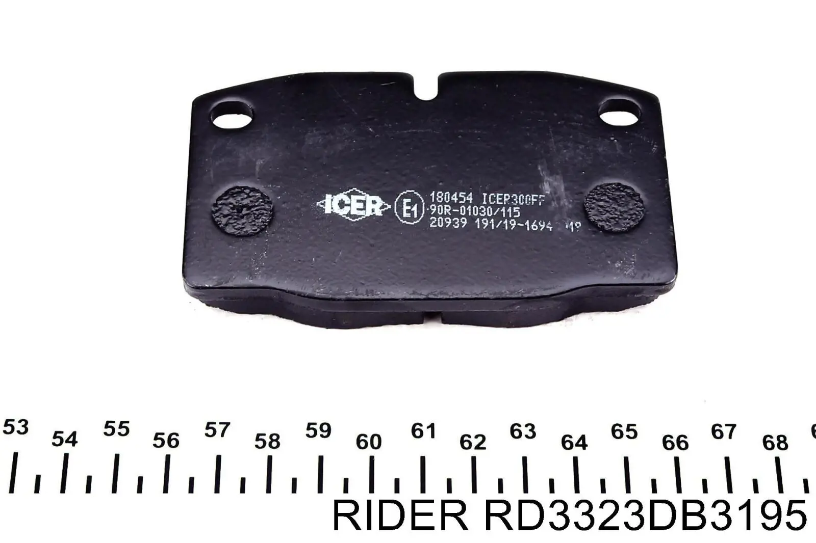 Гальмівні колодки Rider RD3323DB3195 ціна, від 8.37 USD