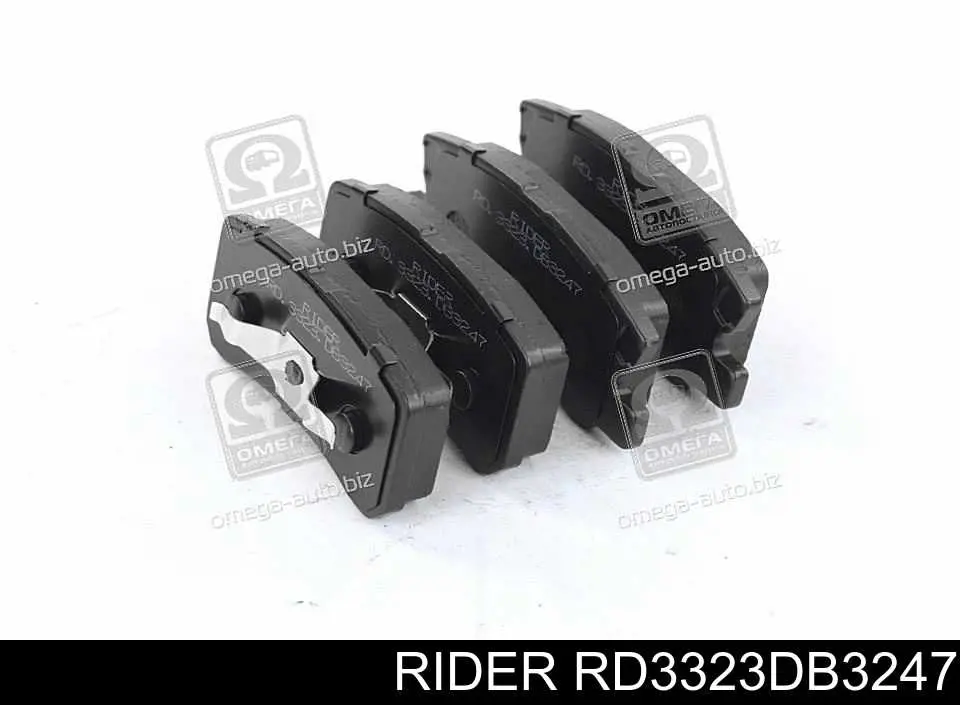 Задні гальмівні колодки RD3323DB3247 Rider
