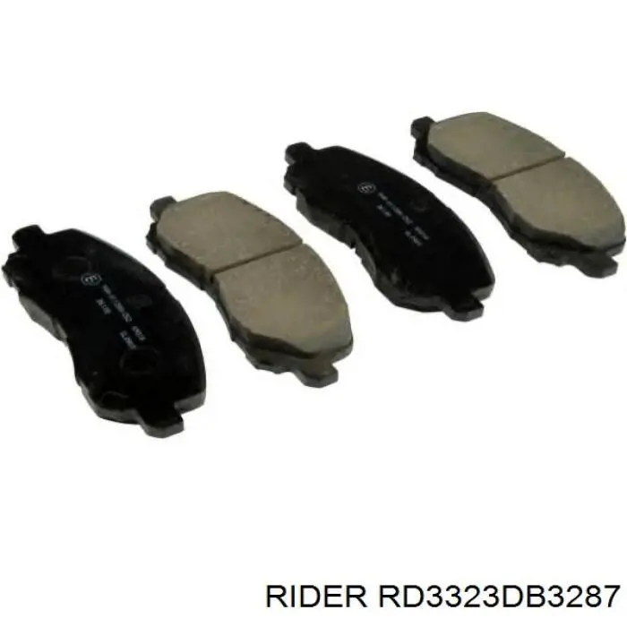 Гальмівні колодки Rider RD3323DB3287 ціна, від 21.84 USD