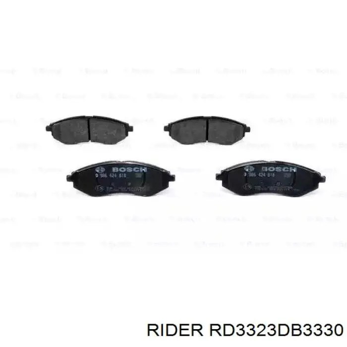 Передні тормозні колодки RD3323DB3330 Rider