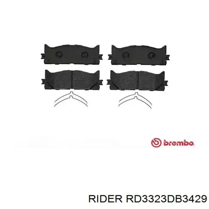 RD3323DB3429 Rider Передні гальмівні колодки