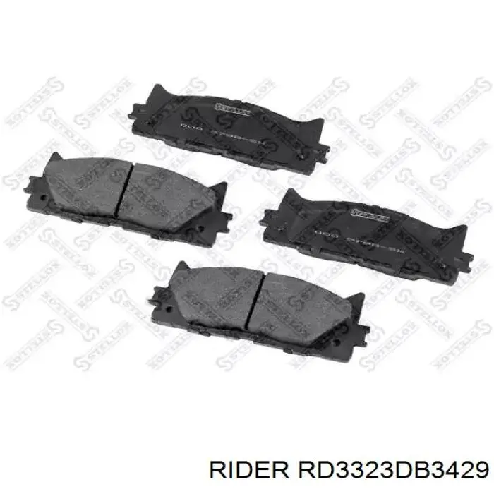 Гальмівні колодки Rider RD3323DB3429 ціна, від 25.34 USD