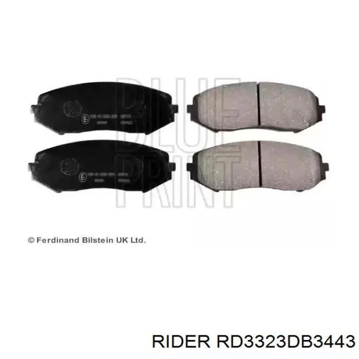 RD3323DB3443 Rider Передні гальмівні колодки