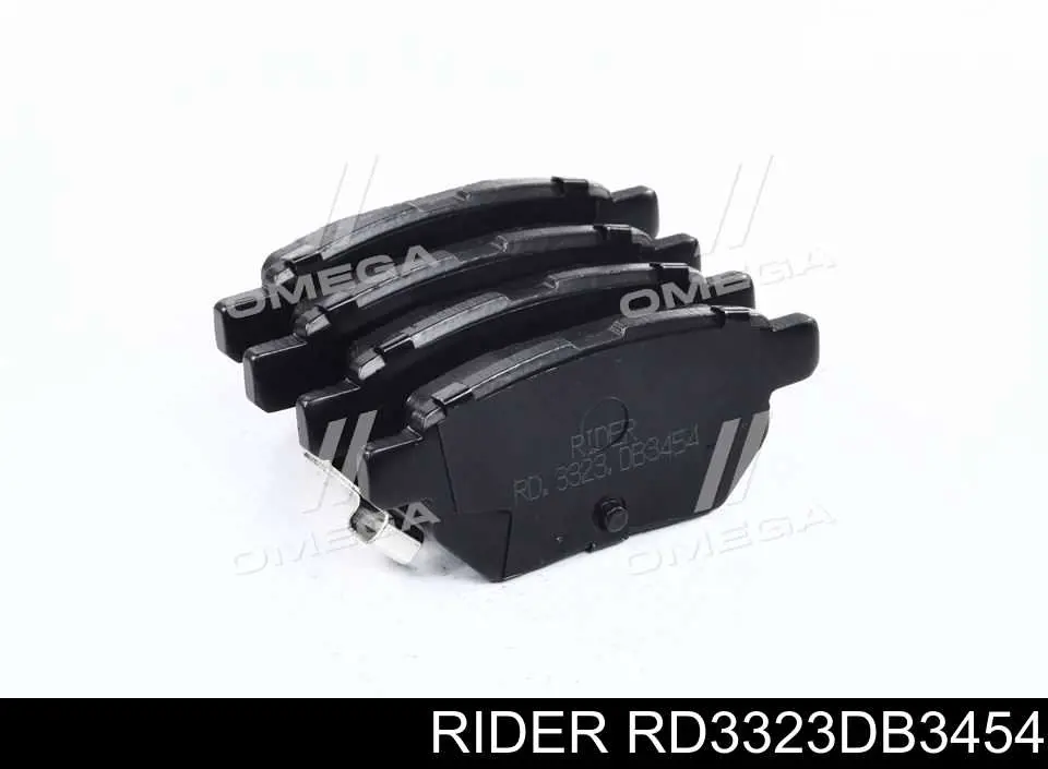 Задні гальмівні колодки Rider RD3323DB3454 ціна, від 12.43 USD
