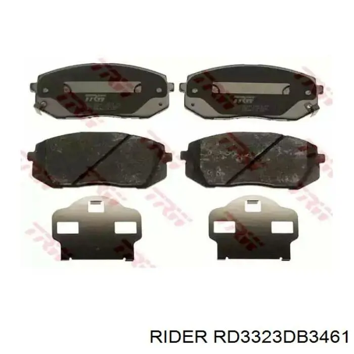 Гальмівні колодки Rider RD3323DB3461 ціна, від 17.51 USD