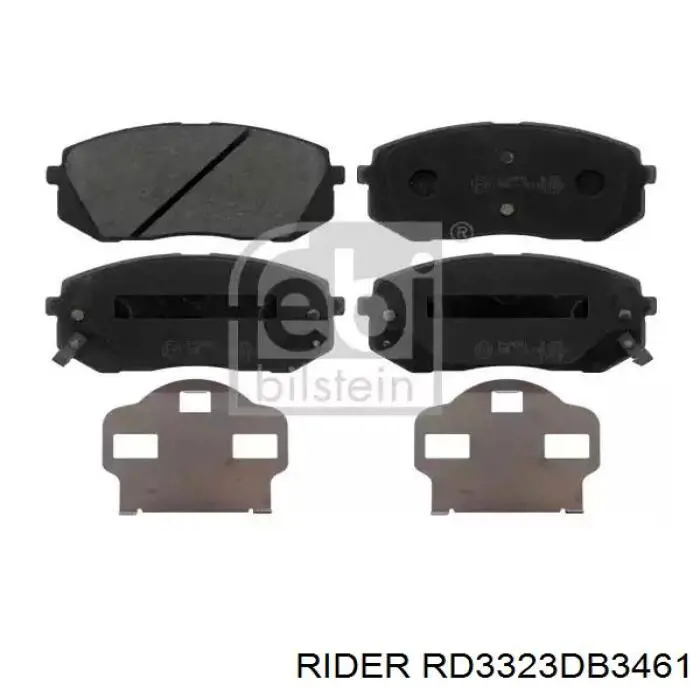 RD3323DB3461 Rider Передні гальмівні колодки