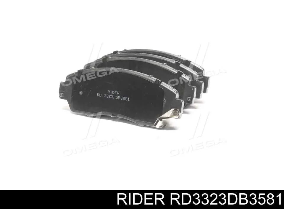 Гальмівні колодки Rider RD3323DB3581 ціна, від 28.75 USD