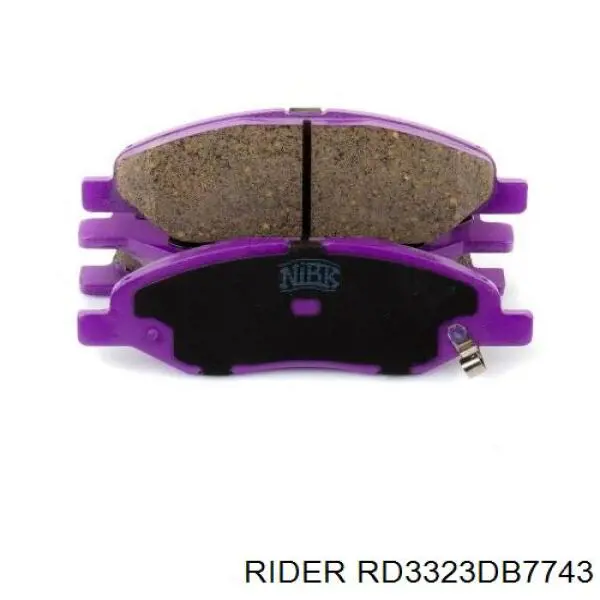 RD3323DB7743 Rider колодки гальмівні передні, дискові