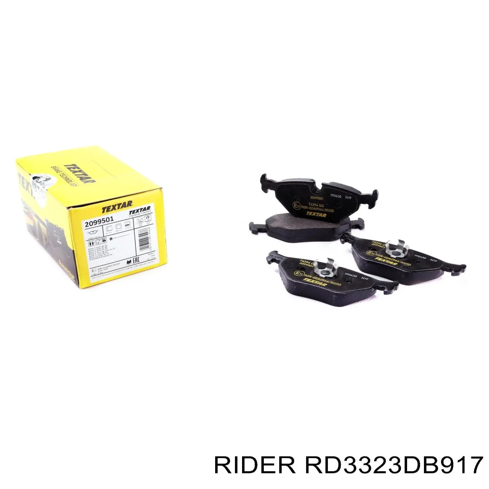 Купити RD3323DB917 Rider Задні колодки