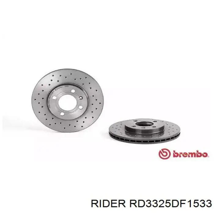 RD3325DF1533 Rider Гальмо дискове переднє