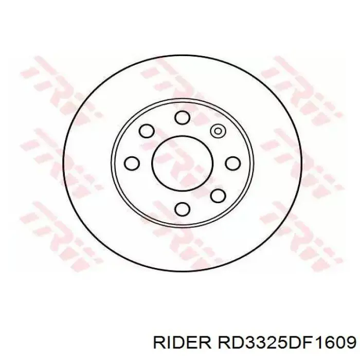 Гальмівні диски передні RD3325DF1609 Rider