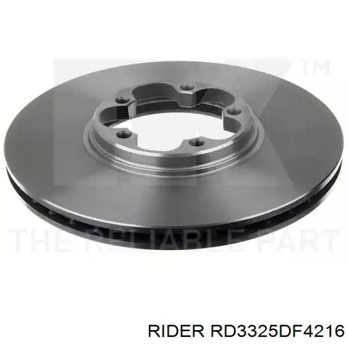 Диск переднього гальма Rider RD3325DF4216 ціна, від 27.68 USD