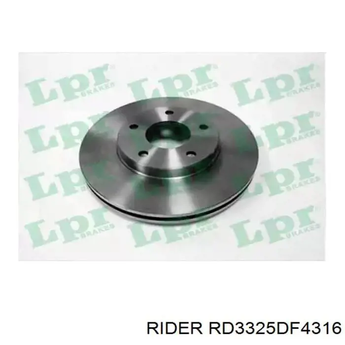 Гальмівні диски передні RD3325DF4316 Rider