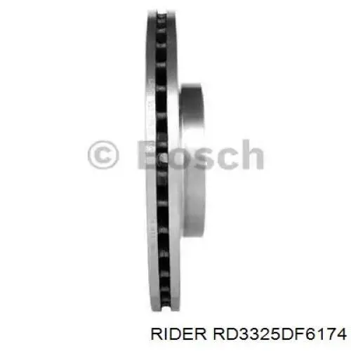 Диск переднього гальма Rider RD3325DF6174 ціна, від 36.16 USD