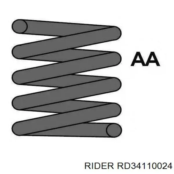 RD34110024 Rider Пружина амортизатора передняя