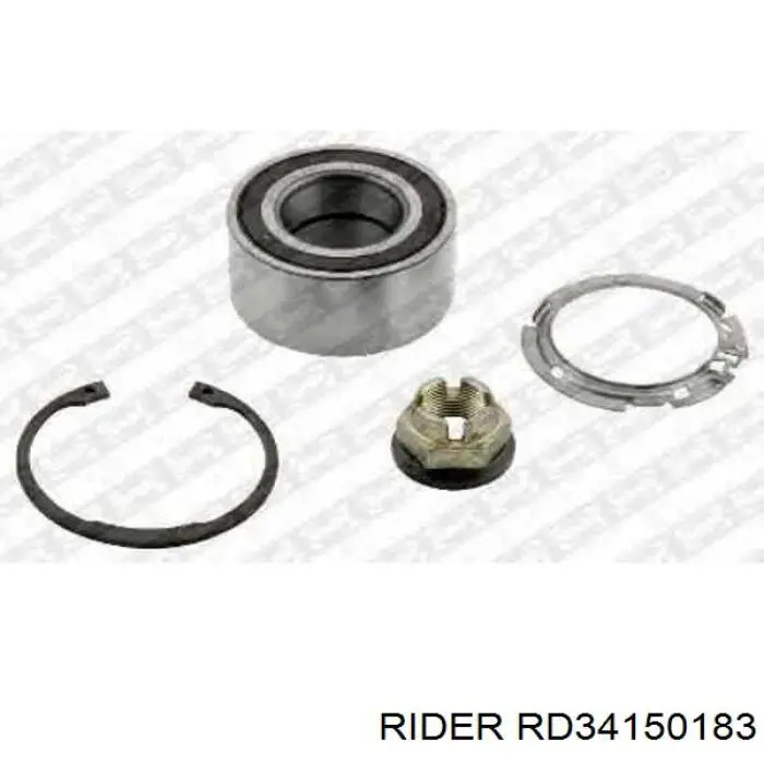 Комплект підшипник маточини передньої Rider RD34150183 ціна, від 15.83 USD